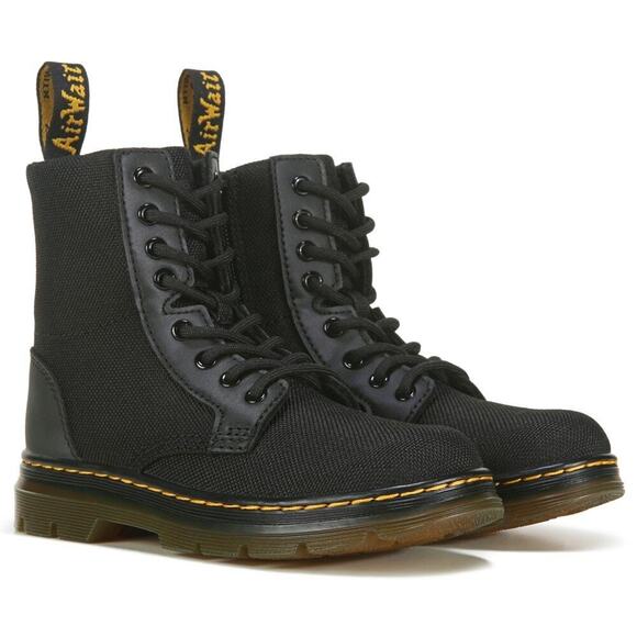 Dr. Martens Other - Dr. Martens Junior Combs Extra Tough Poly Casual Boots, Canvas, Size 4, Black